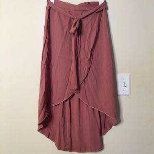 Charlotte Russe Midi / Maxi Wrap Skirt: Medium